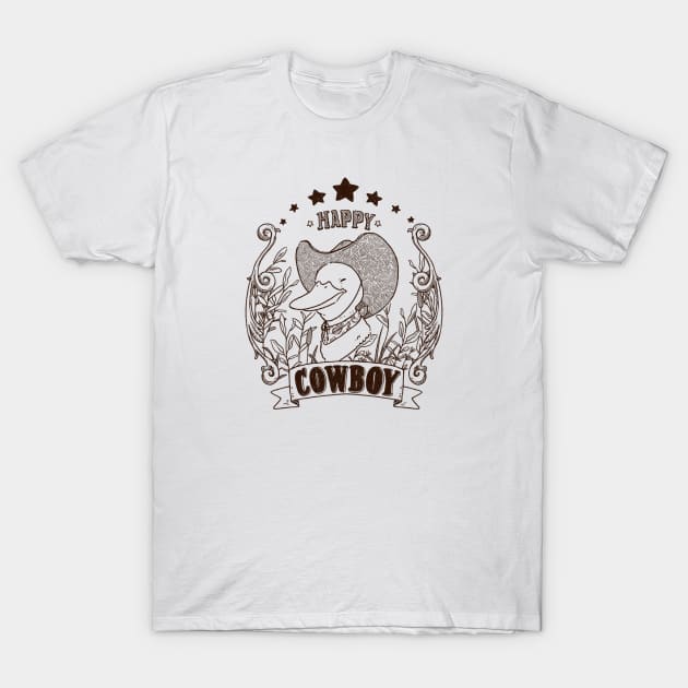 Happy Cowboy -classic ver- T-Shirt by You Miichi